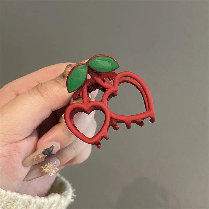 Wholesale Cherry Bear Alloy Hair Clips