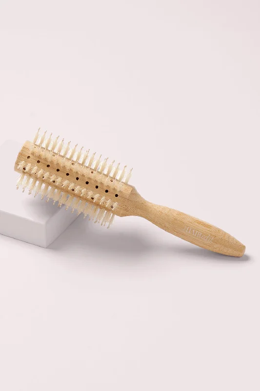 Sleek Goddess Boar Bristle Bamboo Round Brush