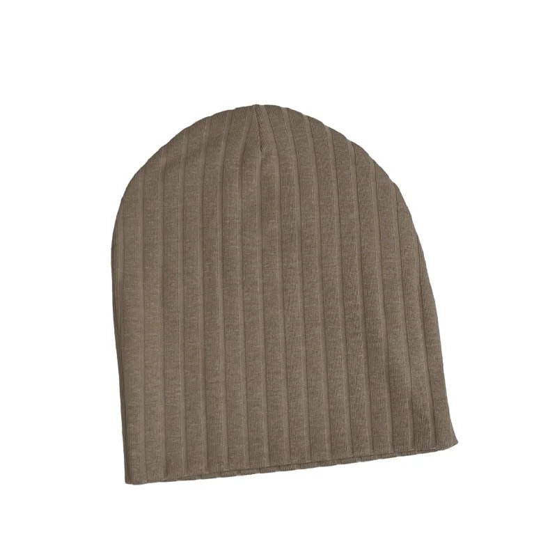 Little Parni Ribbed Beanie- Taupe