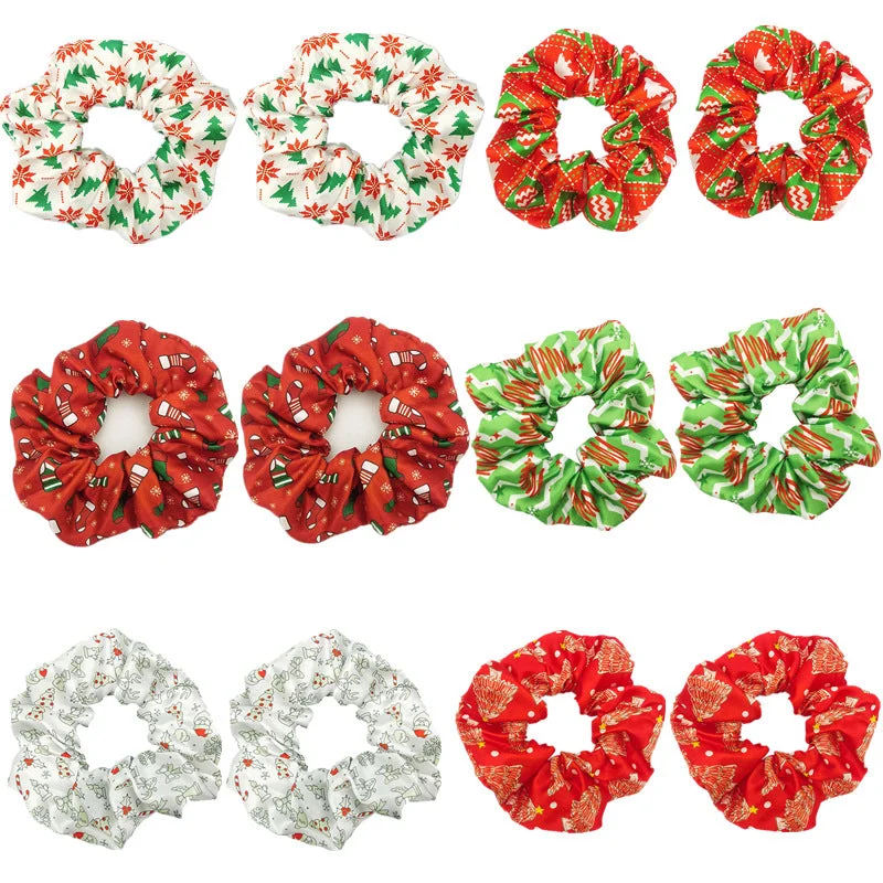 Wholesale Christmas Fabric Sausage Rings