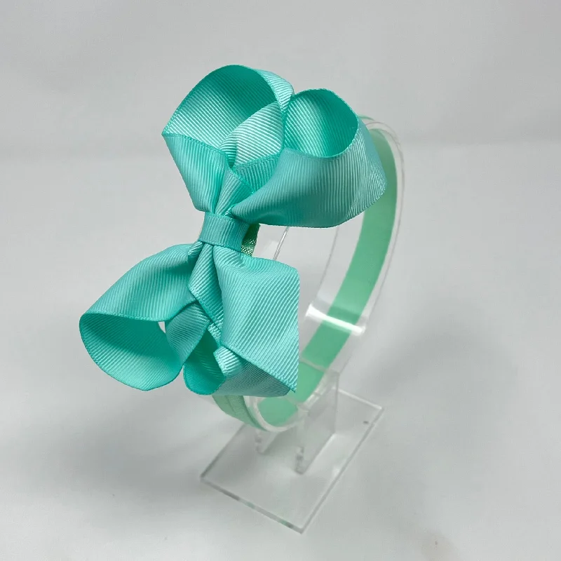 4.5 Inch Baby Headband - Aqua