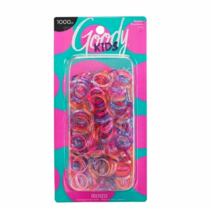 Goody Ouchless Elastics Assorted 1000ct