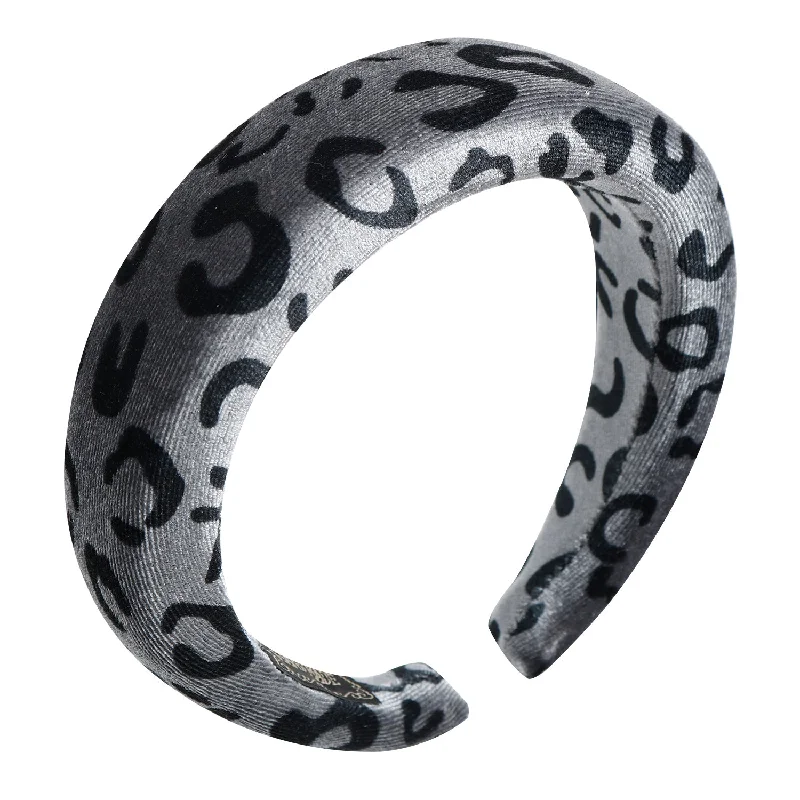 Leopard Padded Puffy Thick Headband Colorful