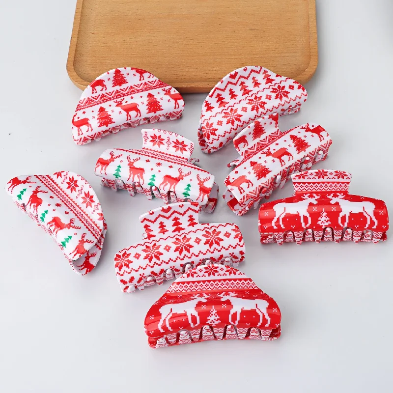 Wholesale Christmas PVC Hair Clips