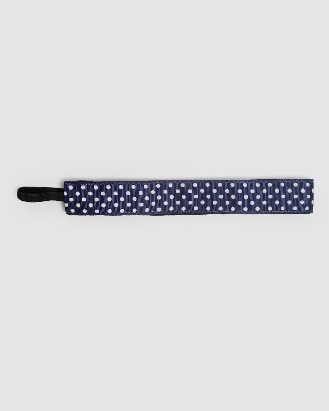 Navy Polkadot - Original 1" Headband