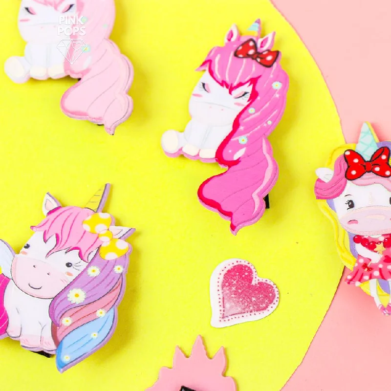 Endearing Unicorn Kids Hair Pin