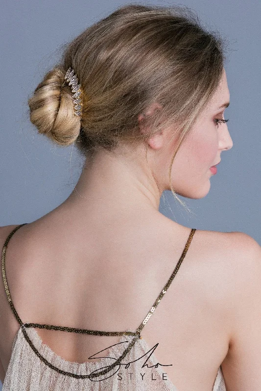 Multi-Tone Almond Crystal Hair Stick