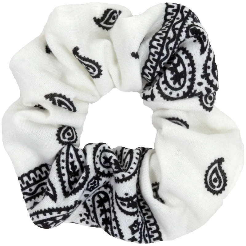 Bandana White (COTTON SCRUNCHIE)