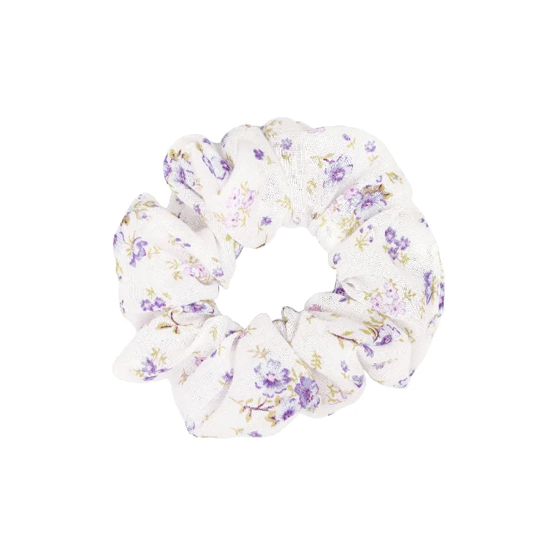 Printed Scrunchie in Wisteria