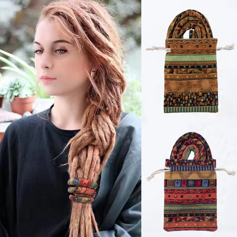 Wholesale Fabric Ethnic Dreadlocks Accessories