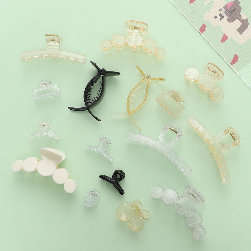 Wholesale accessories solid color diy grab clip accessories shark clip headdress hairpin