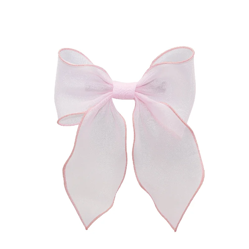 Bow Barrette in Primrose