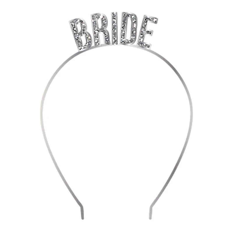 Silver Bride Headband