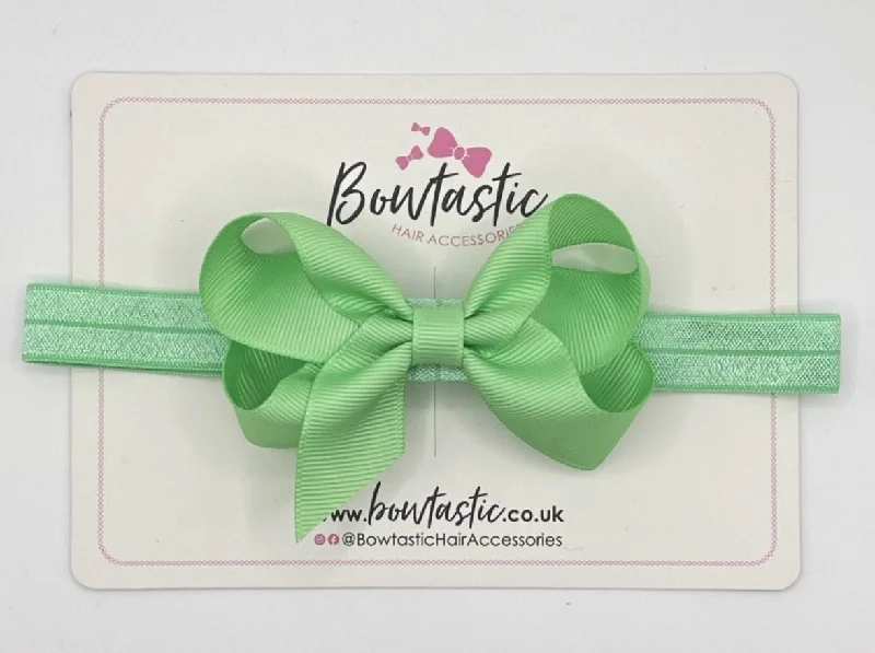 3.5 Inch Baby Headband - Mint Green