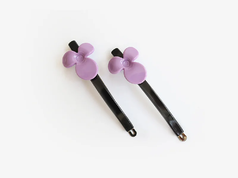 Natasha Clips in Lilac