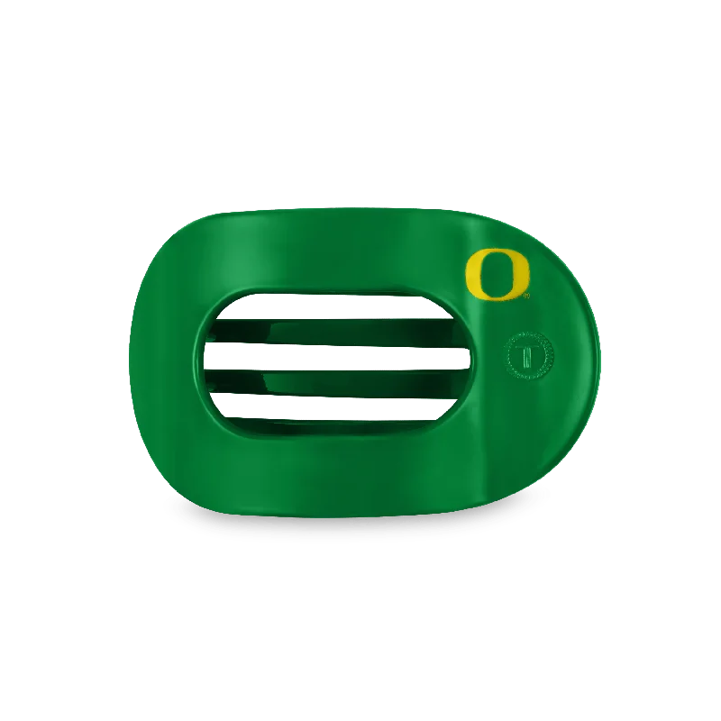 University of Oregon Medium Flat Round Hair Clip