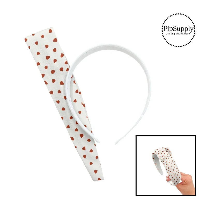 Toffee Speckles on Cream DIY Knotted Headband Kit