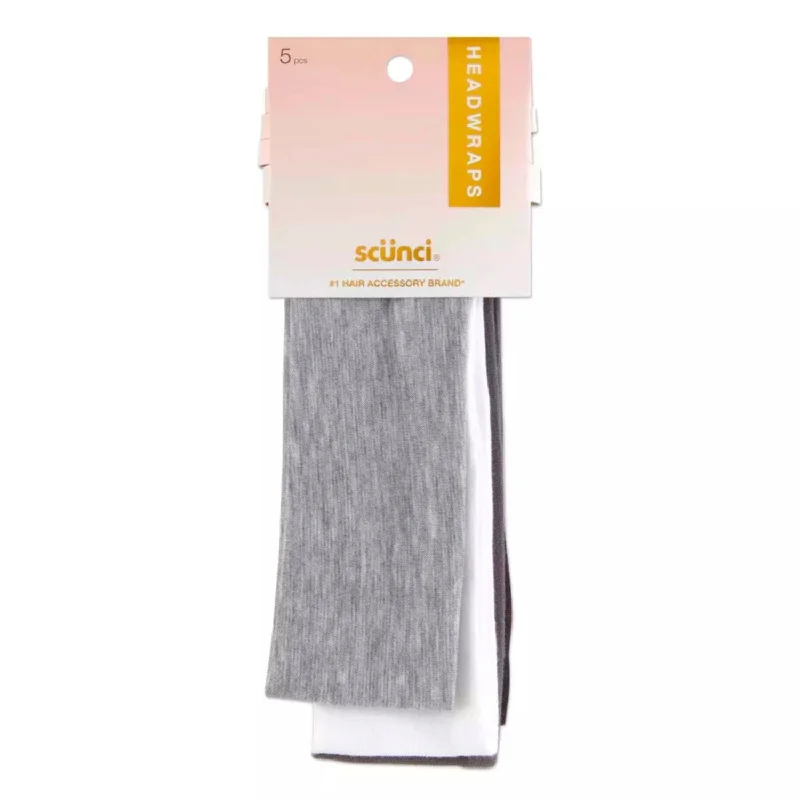 Scunci Interlock Headwraps 2.5" 5pcs