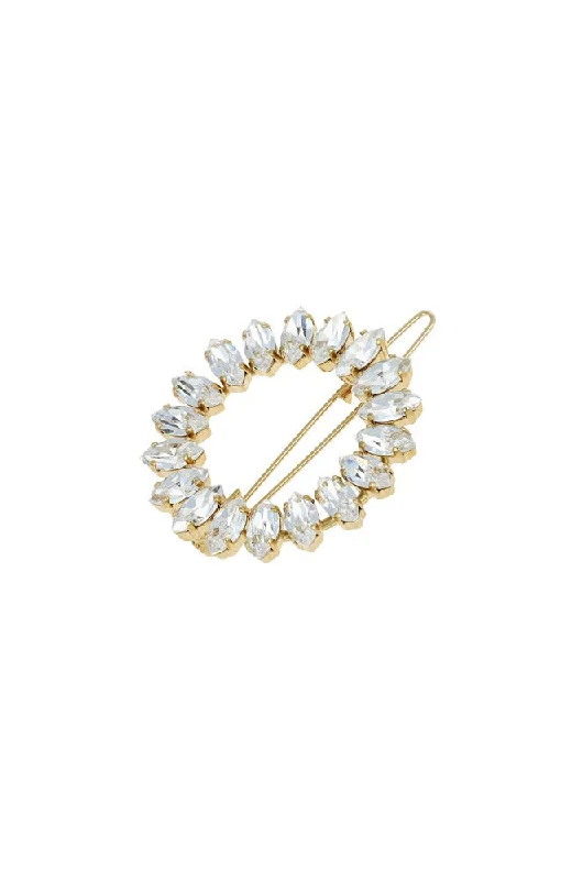 Savannah Crystal Tige Boule Barrette