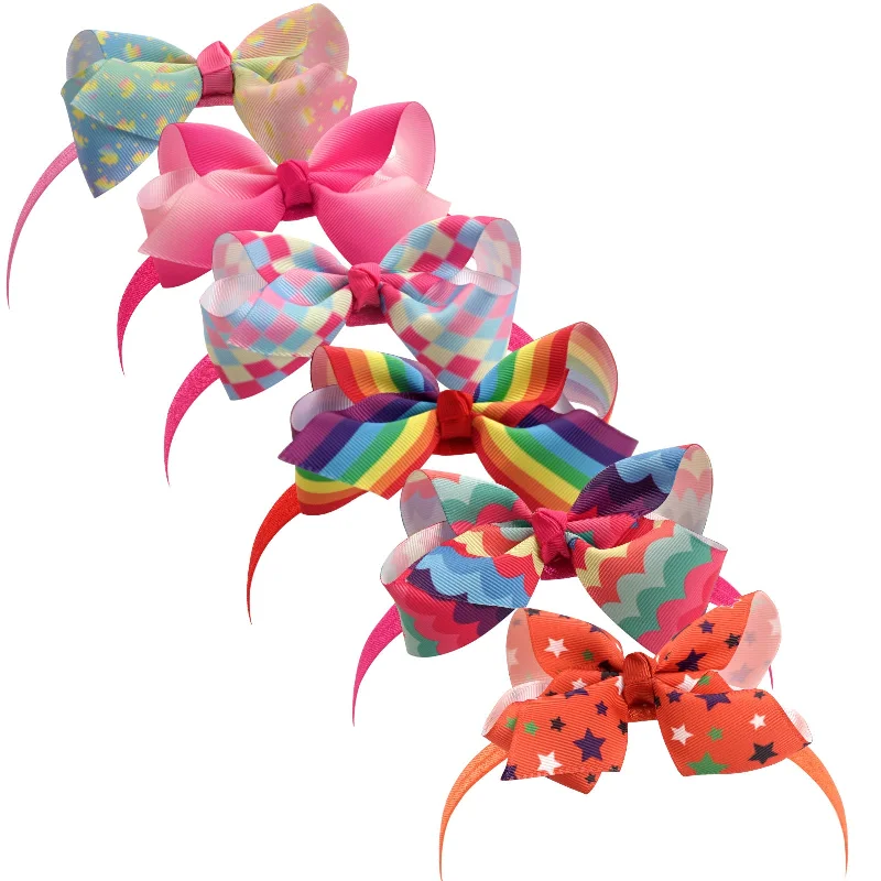 Wholesale Bowknot Polka Dot Cloth Headband