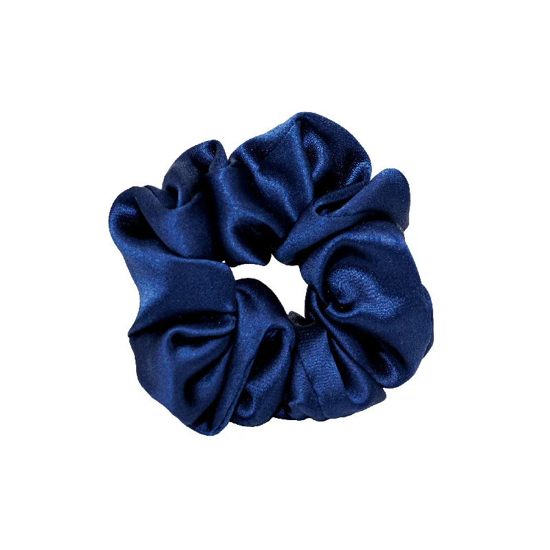 Sweet Dreams Silk Scrunchie in Blueberry