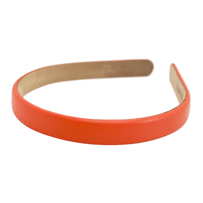 Wardani Italian Leather Headband (Bright Collection) 5/8" Wide