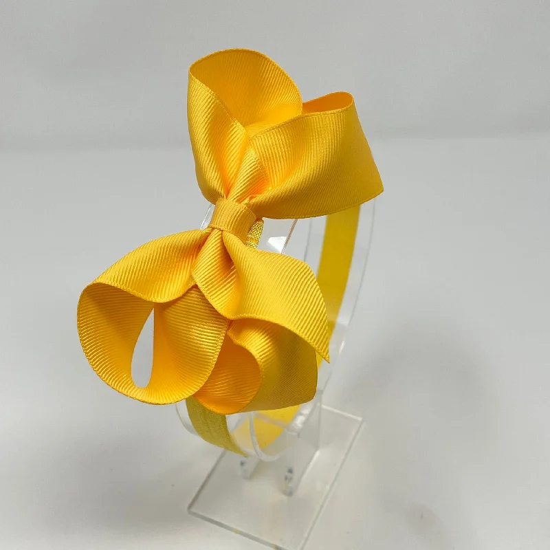 4.5 Inch Baby Headband - Yellow Gold