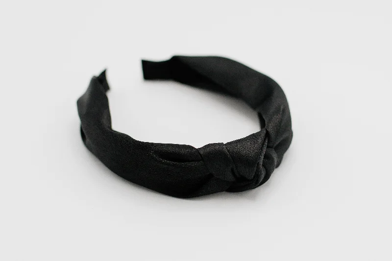 Black Knotted Headband