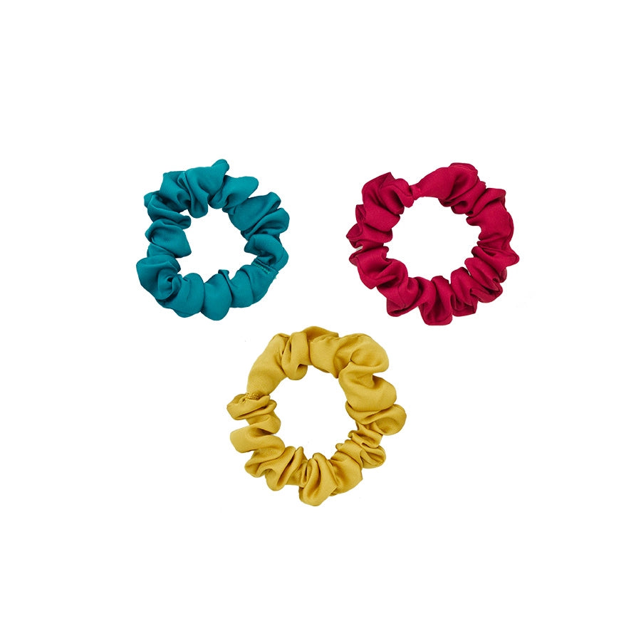 Carnival Satin Scrunchies 3-Pack