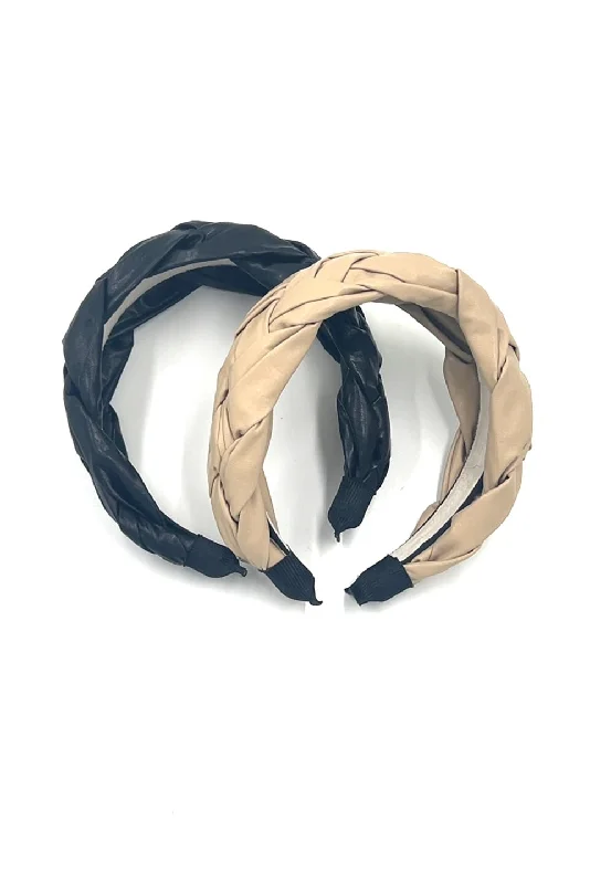 Woven Leather Headband