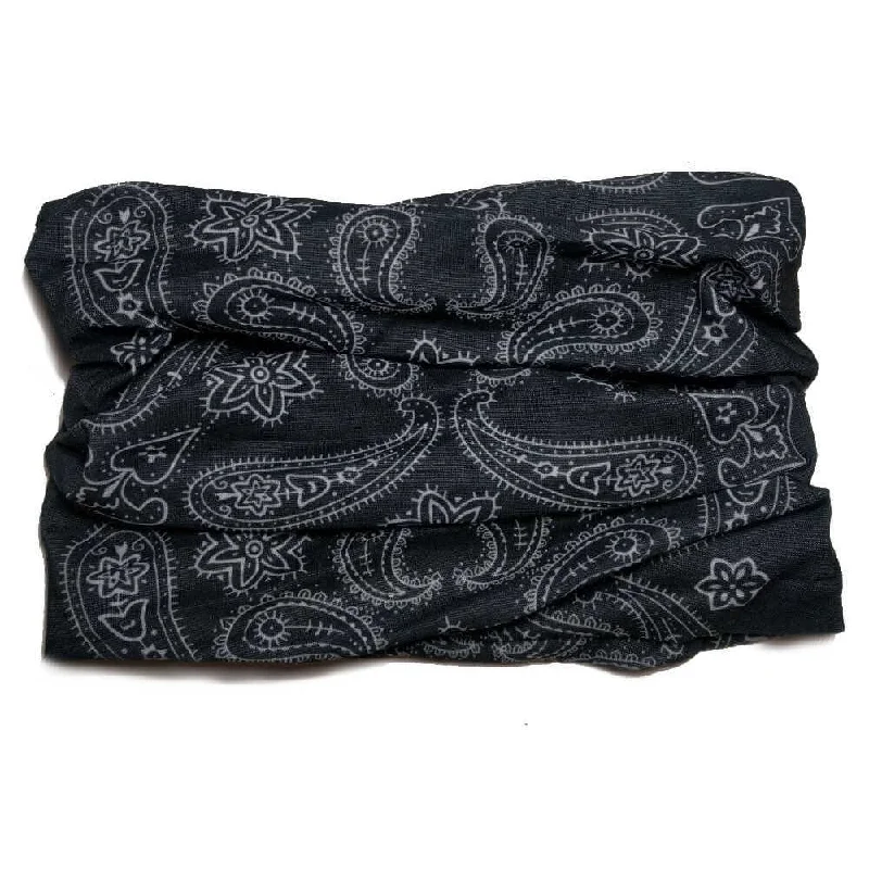 Black Bandana Print