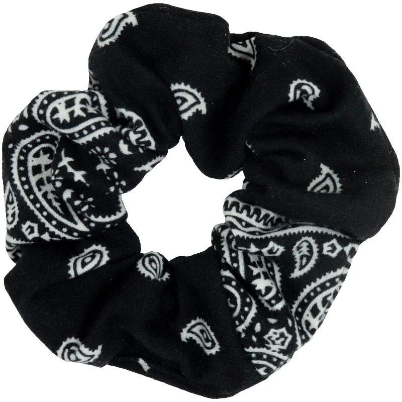 Bandana Black (COTTON SCRUNCHIE)