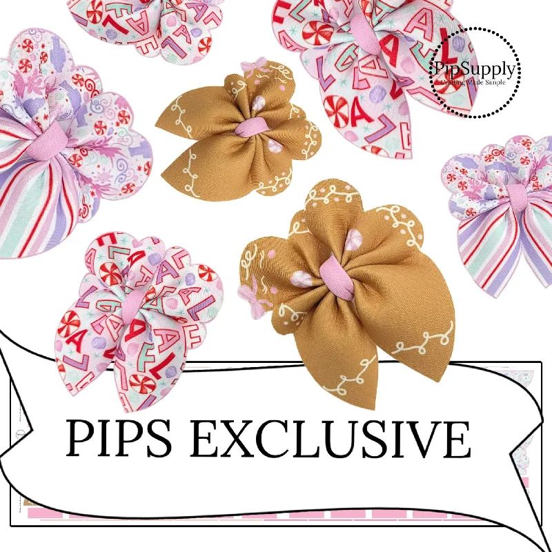 Pastel Wonderland Bubble Neoprene DIY Hair Bows