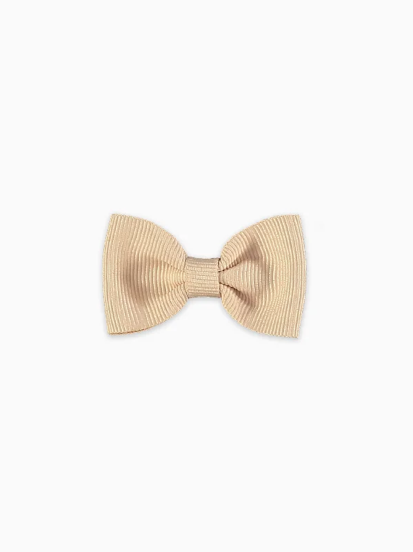 Camel Small Bow Girl Clip