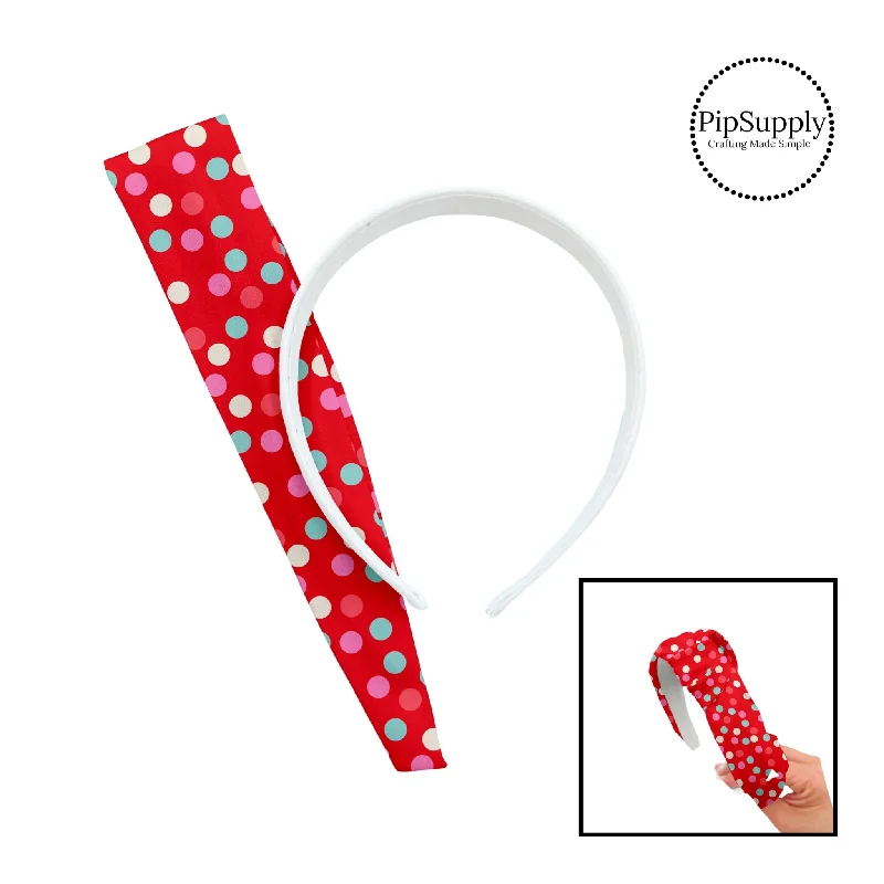 Joy To The World Dots DIY Knotted Headband Kit