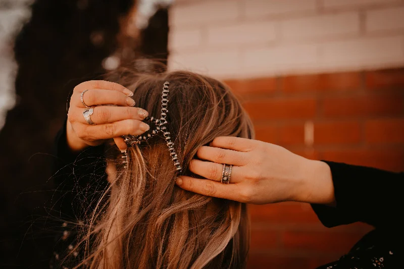 Navajo Pearl Inspired Claw Clip