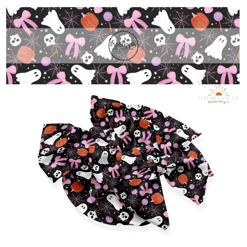 Cutie Candy Spooks Hair Bow Strips