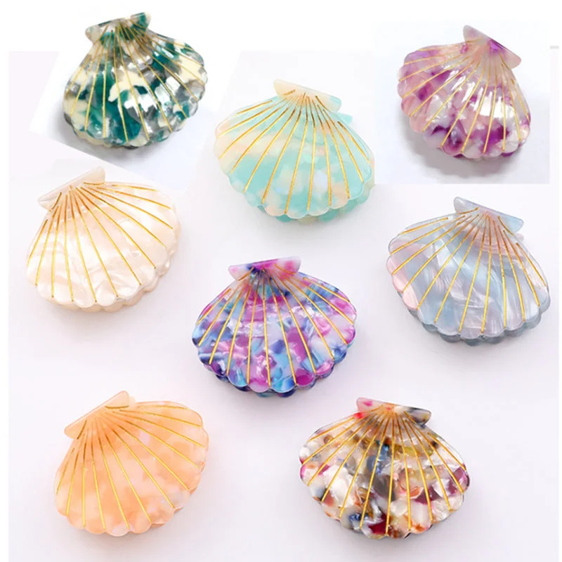 Wholesale Niche Shells Acetate Hair Clips