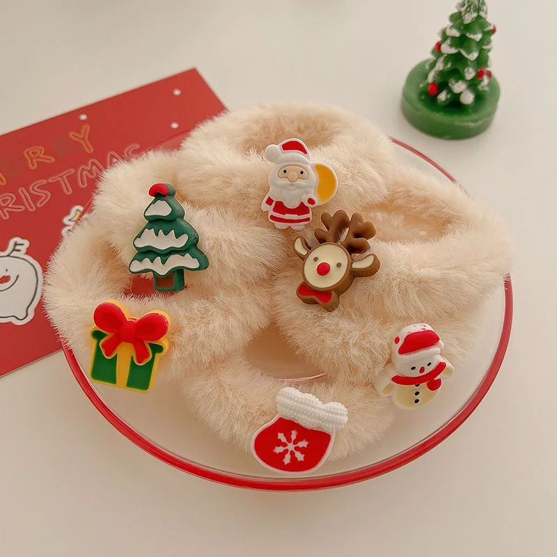 Wholesale Christmas Hair Accessories Cute Plush Scrunchie