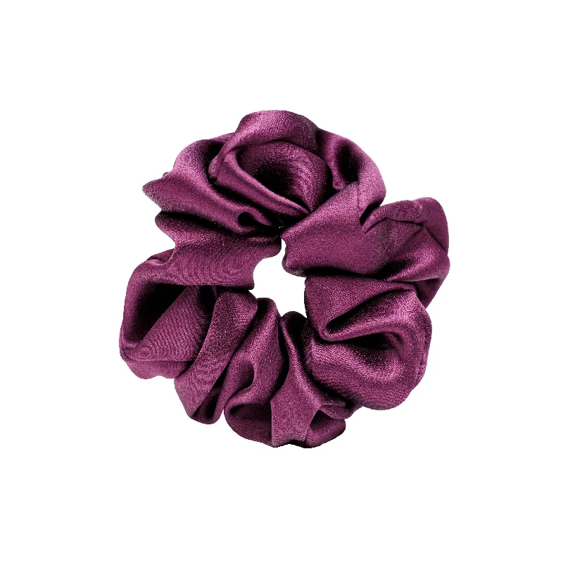 Sweet Dreams Silk Scrunchie in Mulberry