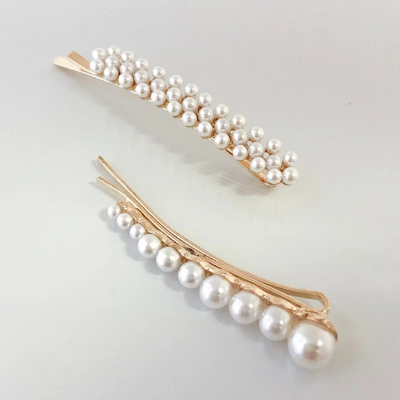 Laurie Pearl Bobby Pin Clip Set