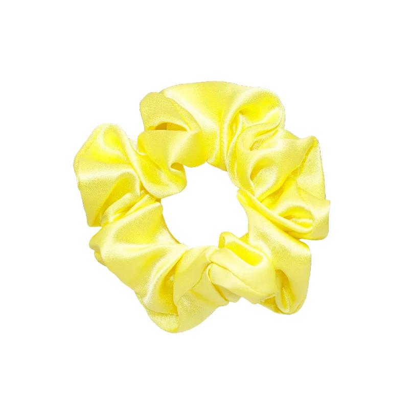 Sweet Dreams Silk Scrunchie in Dandelion