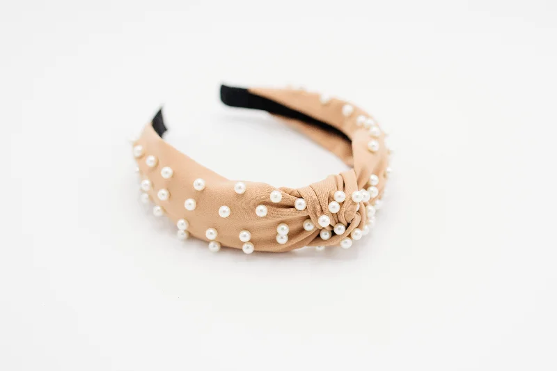 Nude Pearl Headband