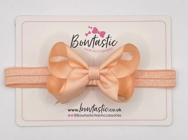 3.5 Inch Baby Headband - Petal Peach